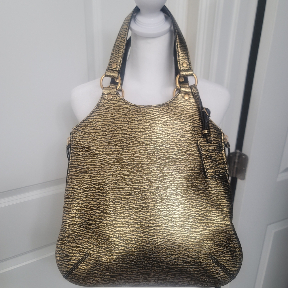 Yves Saint Laurent Gold Shoulder Bag